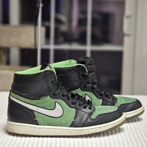 Size 10.5 - Air Jordan 1 Zoom High Zen Green